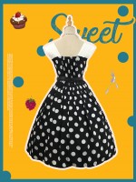 Miss Yaodu Polka Dot Herben One-piece Miss Yaodu Polka Dot Herben One-piece