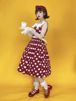 Miss Yaodu Polka Dot Herben One-piece Miss Yaodu Polka Dot Herben One-piece