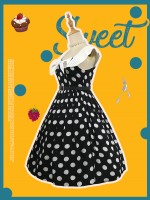 Miss Yaodu Polka Dot Herben One-piece Miss Yaodu Polka Dot Herben One-piece