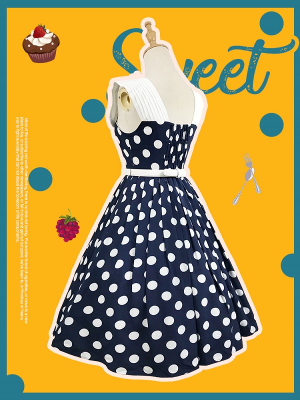 Miss Yaodu Polka Dot Herben One-piece Miss Yaodu Polka Dot Herben One-piece