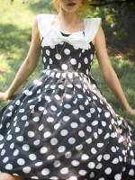 Miss Yaodu Polka Dot Herben One-piece Miss Yaodu Polka Dot Herben One-piece