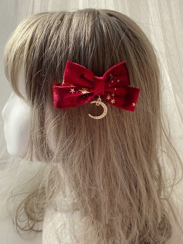 Moon Pendant Hair Clip Moon Pendant Hair Clip
