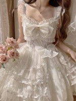 【Moon Shadow Galaxy Dream】~Lolita Wedding style Jumperskirt 【Moon Shadow Galaxy Dream】~Lolita Wedding style Jumperskirt