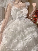 【Moon Shadow Galaxy Dream】~Lolita Wedding style Jumperskirt 【Moon Shadow Galaxy Dream】~Lolita Wedding style Jumperskirt