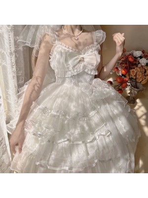【Moon Shadow Galaxy Dream】~Lolita Wedding style Jumperskirt