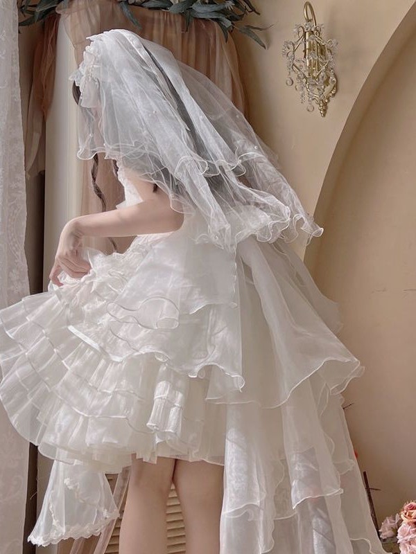 【Moon Shadow Galaxy Dream】~Lolita Wedding style Jumperskirt 【Moon Shadow Galaxy Dream】~Lolita Wedding style Jumperskirt