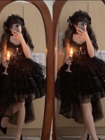 【Moon Shadow Galaxy Dream】~Lolita Wedding style Jumperskirt 【Moon Shadow Galaxy Dream】~Lolita Wedding style Jumperskirt