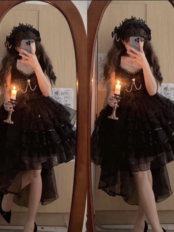 【Moon Shadow Galaxy Dream】~Lolita Wedding style Jumperskirt 【Moon Shadow Galaxy Dream】~Lolita Wedding style Jumperskirt