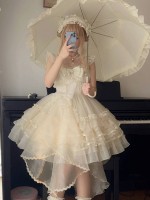 【Moon Shadow Galaxy Dream】~Lolita Wedding style Jumperskirt 【Moon Shadow Galaxy Dream】~Lolita Wedding style Jumperskirt