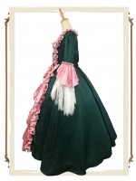 Mrs Pompadour Elegant Vintage Gown One-piece Mrs Pompadour Elegant Vintage Gown One-piece