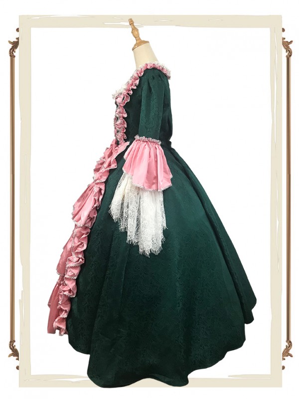 Mrs Pompadour Elegant Vintage Gown One-piece Mrs Pompadour Elegant Vintage Gown One-piece