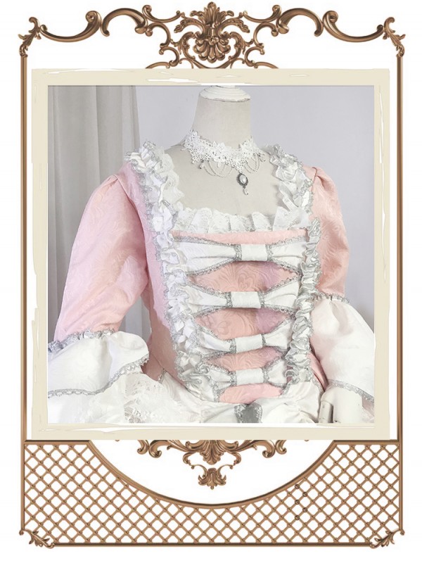 Mrs Pompadour Elegant Vintage Gown One-piece Mrs Pompadour Elegant Vintage Gown One-piece