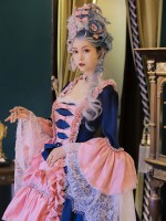 Mrs Pompadour Elegant Vintage Gown One-piece Mrs Pompadour Elegant Vintage Gown One-piece