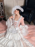 Mrs Pompadour Elegant Vintage Gown One-piece Mrs Pompadour Elegant Vintage Gown One-piece