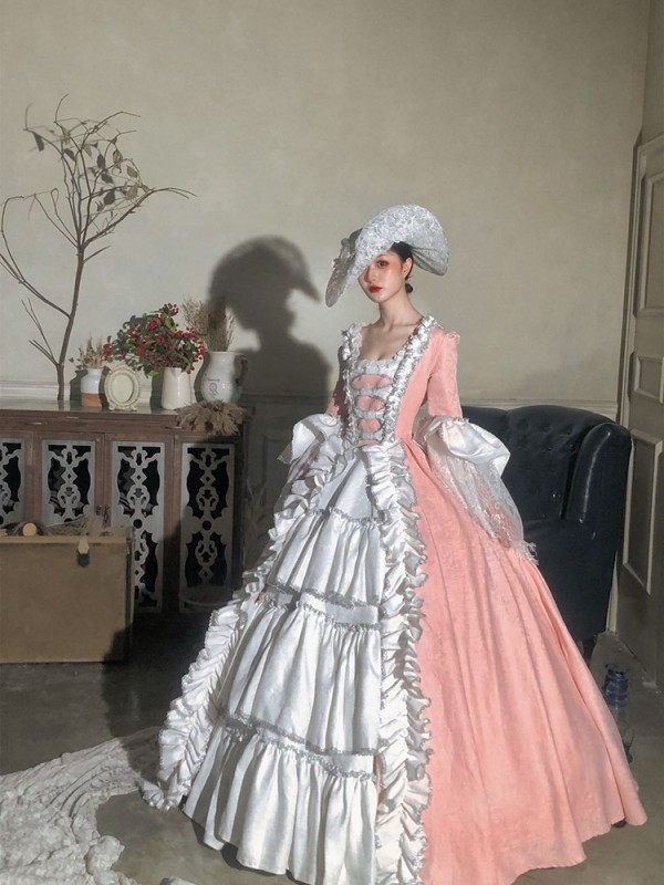 Mrs Pompadour Elegant Vintage Gown One-piece Mrs Pompadour Elegant Vintage Gown One-piece