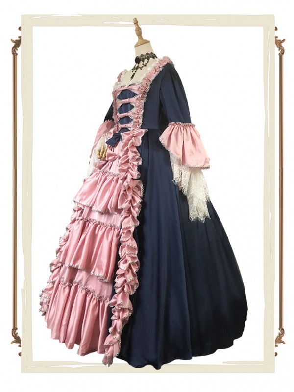 Mrs Pompadour Elegant Vintage Gown One-piece Mrs Pompadour Elegant Vintage Gown One-piece