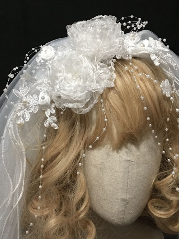 Multi-Layers Nail Bead Veil Multi-Layers Nail Bead Veil