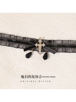 Gothic Punk Cross Lolita Choker