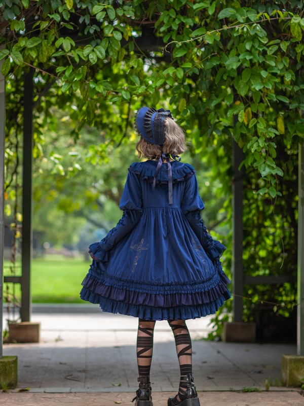 INFANTA * Holy Fruit Estate * OP Lolita Autumn Embroidered Dress INFANTA * Holy Fruit Estate * OP Lolita Autumn Embroidered Dress