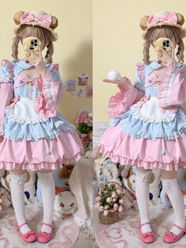 Oath maid cute flower bud dress Oath maid cute flower bud dress