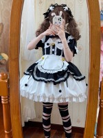Oath maid cute flower bud dress Oath maid cute flower bud dress