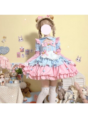 Oath maid cute flower bud dress