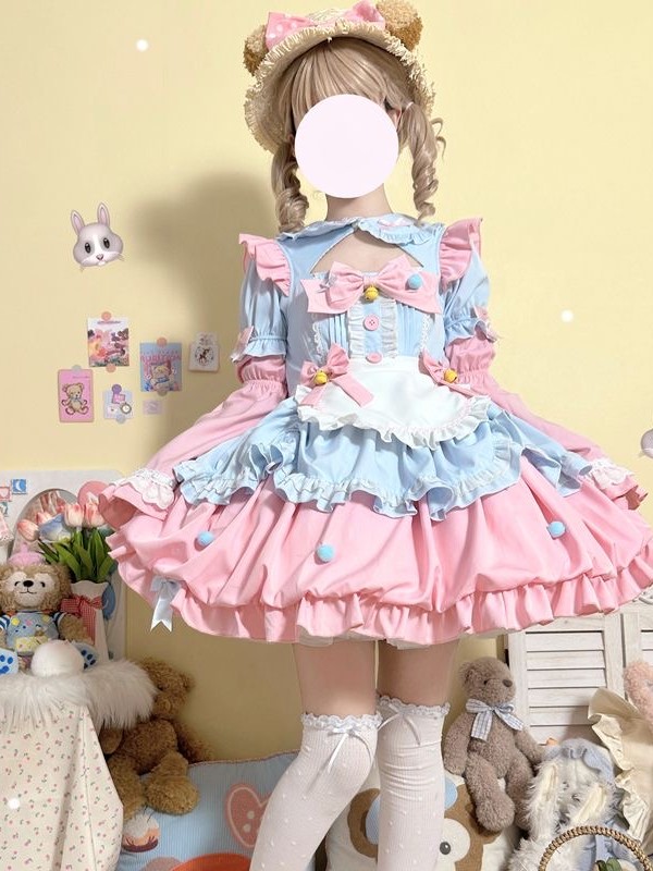 Oath maid cute flower bud dress Oath maid cute flower bud dress