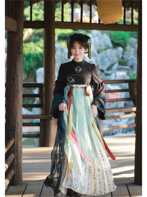 【Orchid Pavilion】~Improve Ru skirt ~Chinese style Onepiece~Embroidery and printing