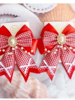 Pearl Bowknot Lolita Hair Clips Pearl Bowknot Lolita Hair Clips