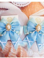 Pearl Bowknot Lolita Hair Clips Pearl Bowknot Lolita Hair Clips