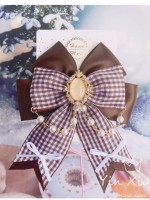 Pearl Bowknot Lolita Hair Clips Pearl Bowknot Lolita Hair Clips