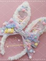 Plush Rabbit Ear Bowknot Lolita KC Plush Rabbit Ear Bowknot Lolita KC