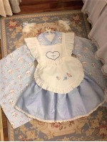 【Pray cat】~Lolita~Japanese-style Long and short Maid dress 【Pray cat】~Lolita~Japanese-style Long and short Maid dress