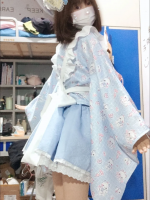 【Pray cat】~Lolita~Japanese-style Long and short Maid dress 【Pray cat】~Lolita~Japanese-style Long and short Maid dress