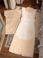 【Pray cat】~Lolita~Japanese-style Long and short Maid dress 【Pray cat】~Lolita~Japanese-style Long and short Maid dress