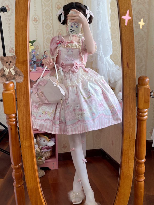 【Rabbit Bear wardrobe】~ Lolita jumperskirt 【Rabbit Bear wardrobe】~ Lolita jumperskirt