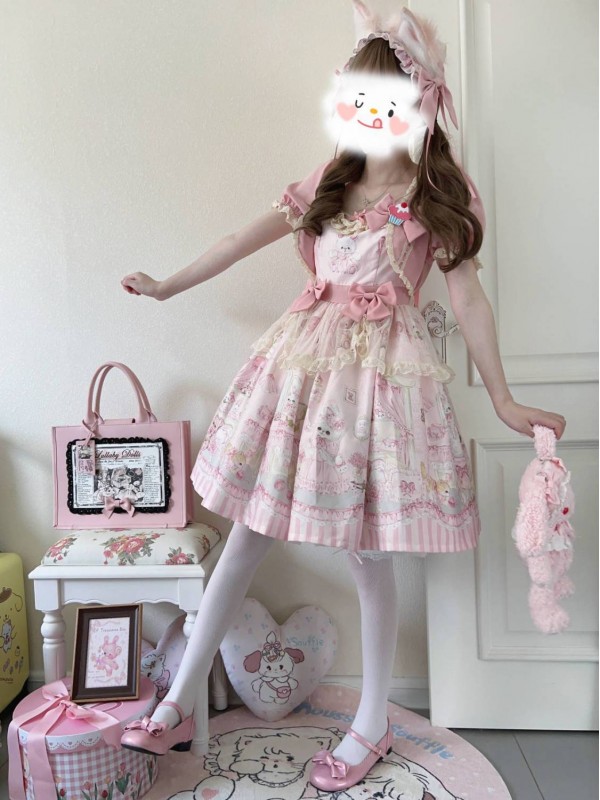 【Rabbit Bear wardrobe】~ Lolita jumperskirt 【Rabbit Bear wardrobe】~ Lolita jumperskirt
