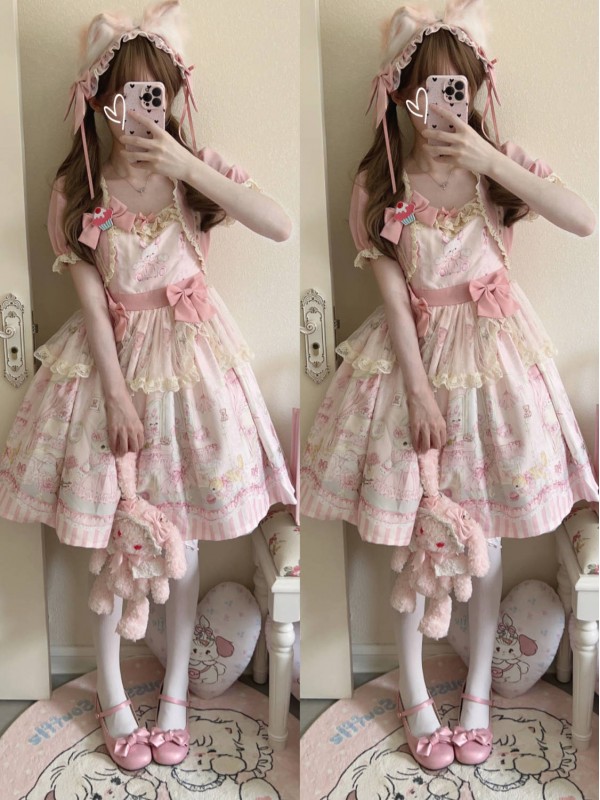 【Rabbit Bear wardrobe】~ Lolita jumperskirt 【Rabbit Bear wardrobe】~ Lolita jumperskirt