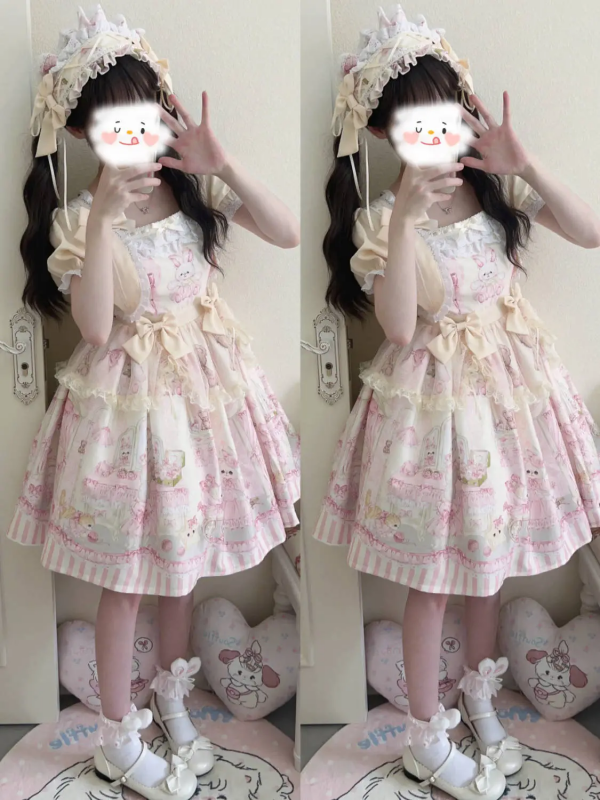 【Rabbit Bear wardrobe】~ Lolita jumperskirt 【Rabbit Bear wardrobe】~ Lolita jumperskirt