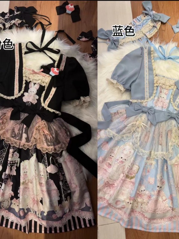 【Rabbit Bear wardrobe】~ Lolita jumperskirt 【Rabbit Bear wardrobe】~ Lolita jumperskirt