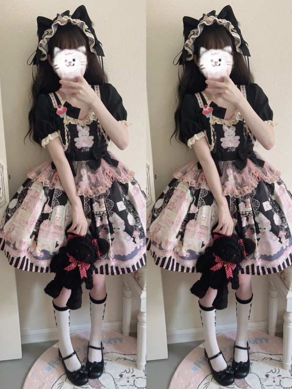 【Rabbit Bear wardrobe】~ Lolita jumperskirt 【Rabbit Bear wardrobe】~ Lolita jumperskirt