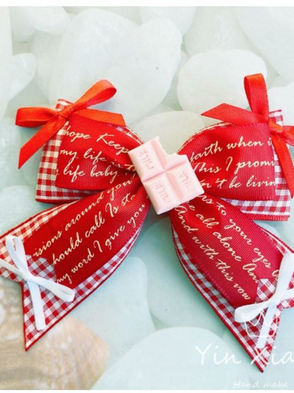 Red Bowknot Lolita Accessories Red Bowknot Lolita Accessories