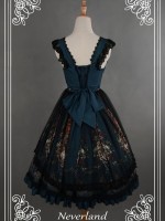 Rococo Story Retro Palace Print JSK Lolita Jumperskirt
