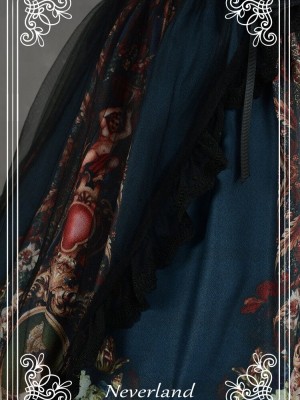 Rococo Story Retro Palace Print JSK Lolita Jumperskirt