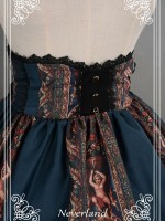 Vintage Palace Print Rococo Story Lolita Skirt