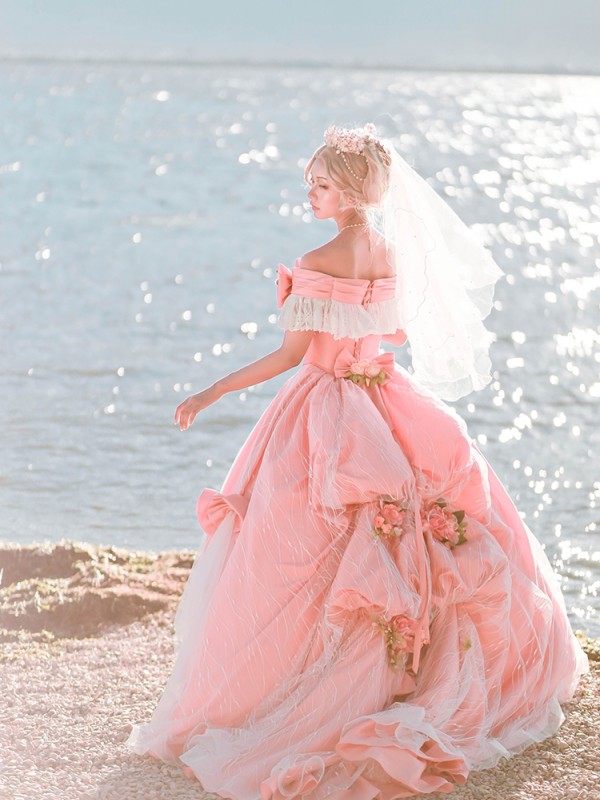 Rose Song Elegant Vintage Gown One-piece Rose Song Elegant Vintage Gown One-piece