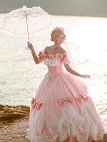 Rose Song Elegant Vintage Gown One-piece Rose Song Elegant Vintage Gown One-piece