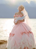 Rose Song Elegant Vintage Gown One-piece Rose Song Elegant Vintage Gown One-piece