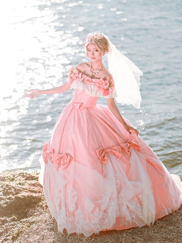 Rose Song Elegant Vintage Gown One-piece Rose Song Elegant Vintage Gown One-piece