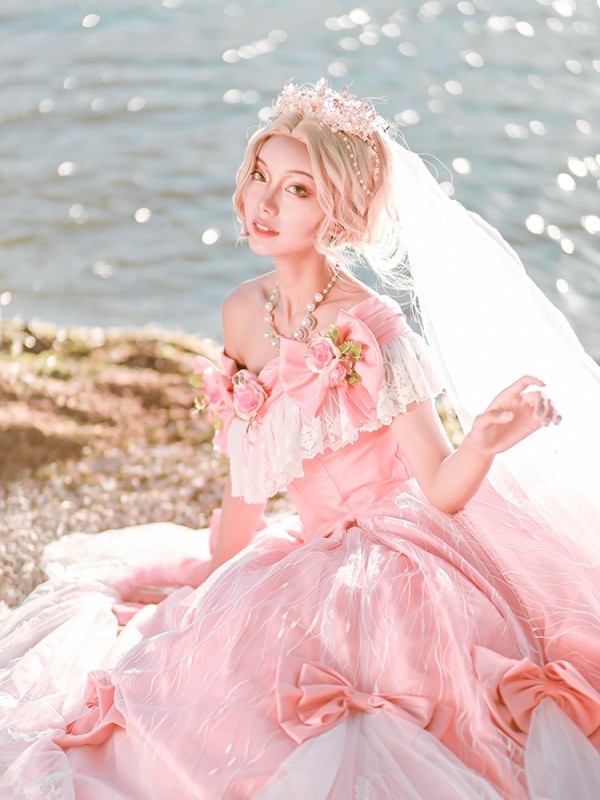 Rose Song Elegant Vintage Gown One-piece Rose Song Elegant Vintage Gown One-piece